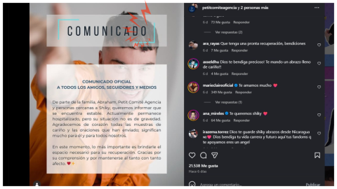 shiky hospitalizado