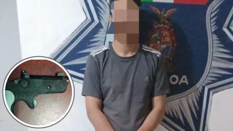 Detenido por arma en Culiacán