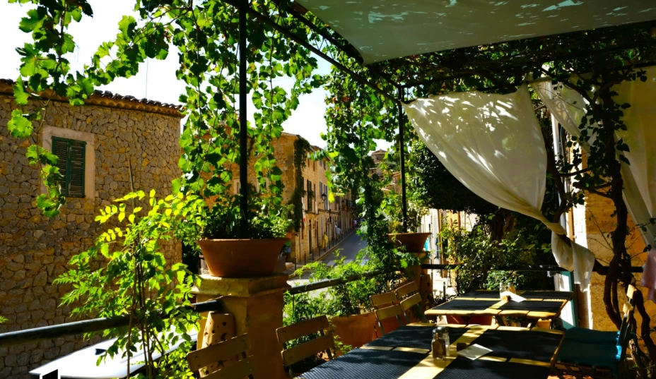 Terraza casa de ricos