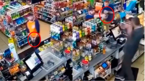 VIDEO BRUTAL | Joven con playera de Goku le dispara en la cabeza y pecho al trabajador de una tienda en frente de clientes