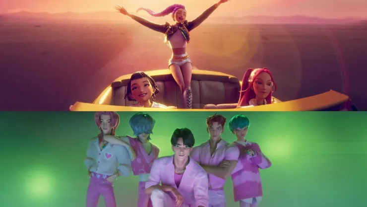 K-Pop Demon Hunters version sing along cines.
