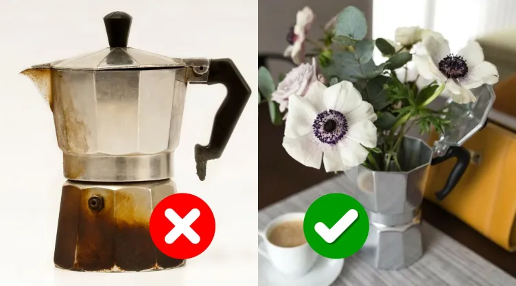 Qué hacer con las cafeteras viejas, son un tesoro: cómo reutilizarlas como floreros