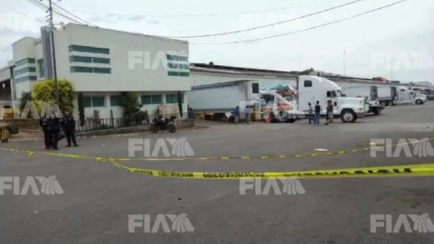 muerto tráiler central de abasto