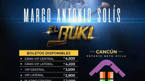 Conoce los precios para el concierto de El Buki en Cancún 2024