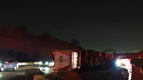 ¿Sucedió un accidente en la autopista México-Puebla este 11 de marzo?
