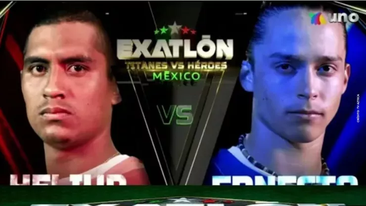 Exatlón: Ernesto Cázares le juega broma a Heliud en el Gran Estreno.