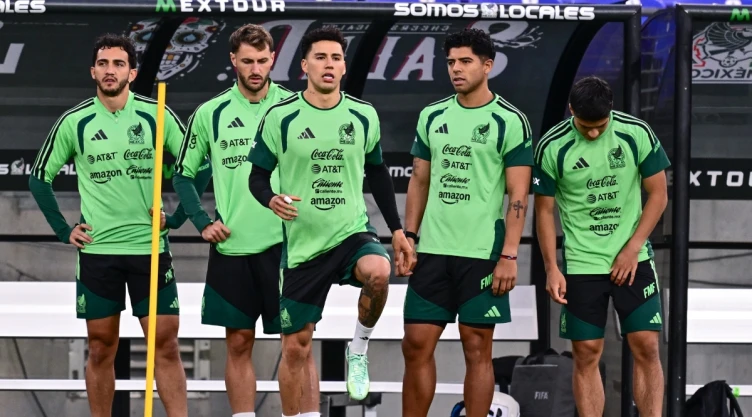 Entrenamiento de la Selección Mexicana