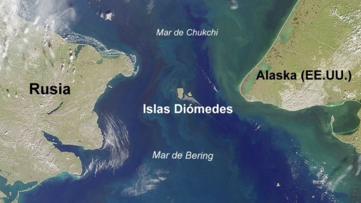 El Misterio de las islas Diómedes Separadas por 4 kilómetros con diferentes horarios