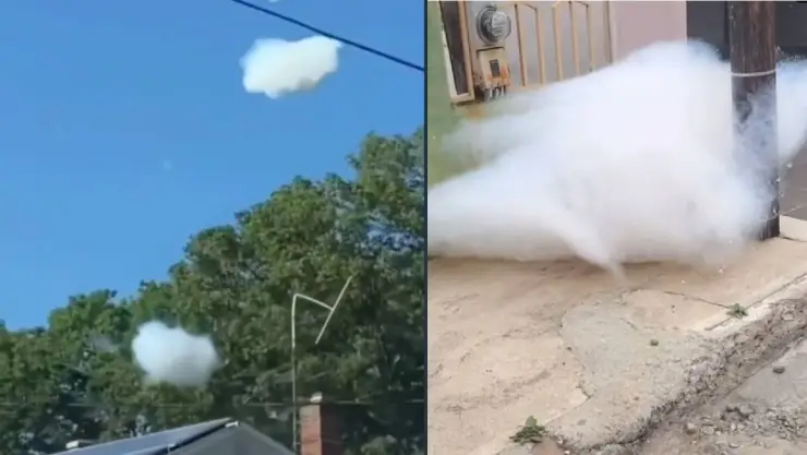 Nubes cayendo del cielo se viralizan en TikTok, ¿de qué se trata?