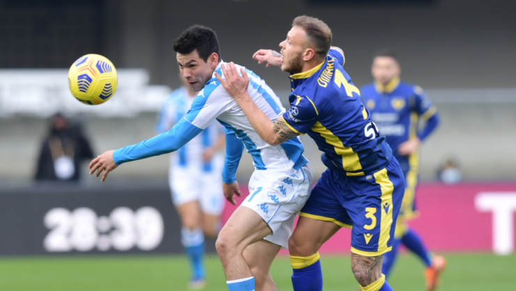 Chucky Lozano ante Hellas Verona