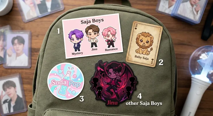 Stickers Saja Boys mochila