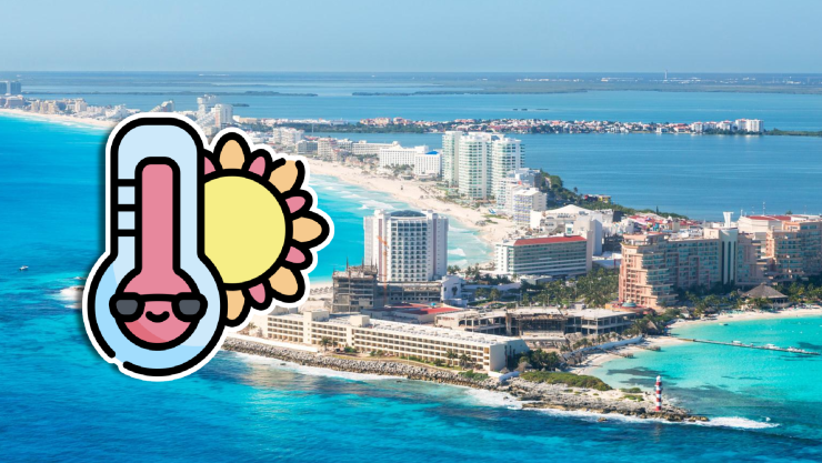 ¡Calorcito caribeño! Esta es la hora EXACTA de MÁS CALOR en Cancún HOY 28 de marzo de 2026.webp