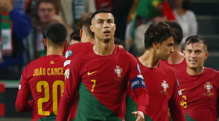 Cristiano Ronaldo con la selección portuguesa