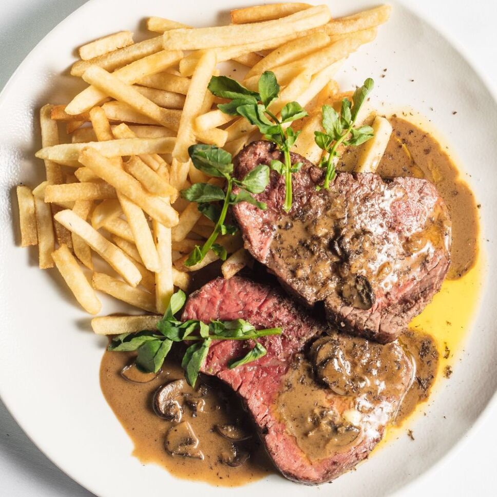 steak diane colmillo