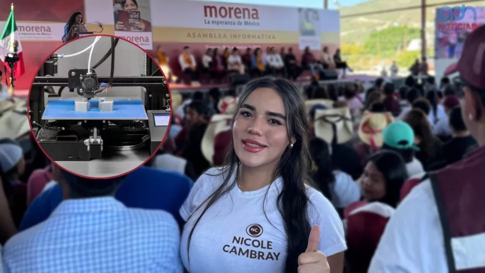 Regidora de morena regala impresoras 3D a escuela rural