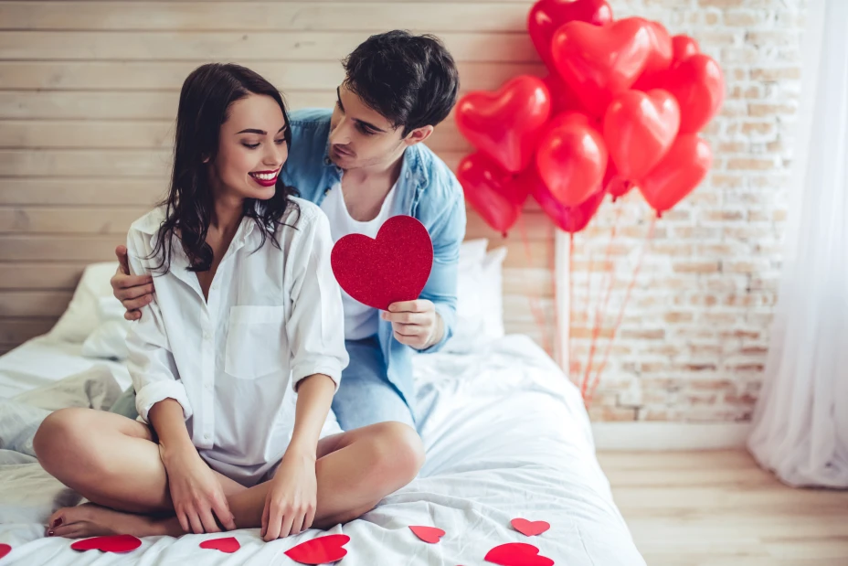 Couple in bedroom