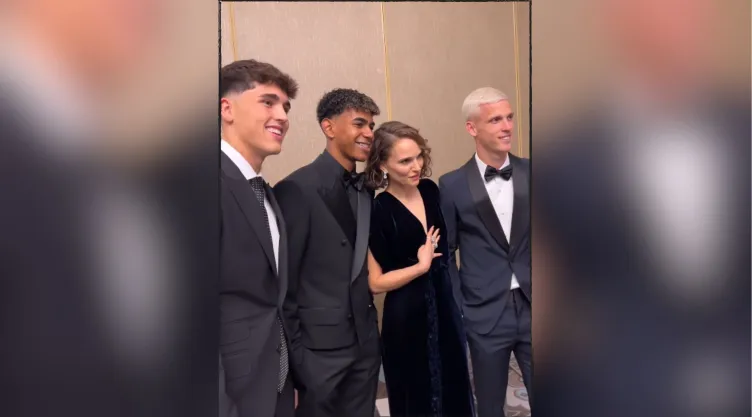 Natalie Portman y el polémico gesto en el Balón de Oro ¿Un recado al Real Madrid