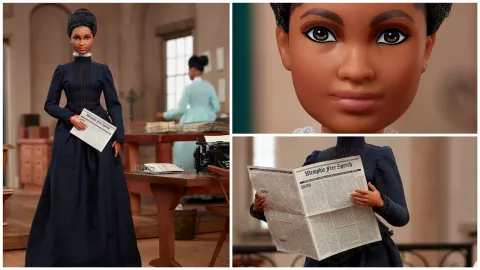Barbie afroamericana Ida B Wells
