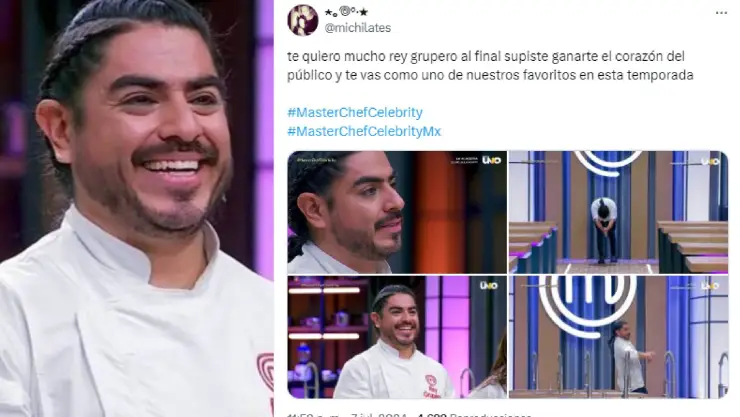 ¡Adiós, Rey Grupero! Internautas lamentan su salida de MasterChef Celebrity México 2024 (1).jpg