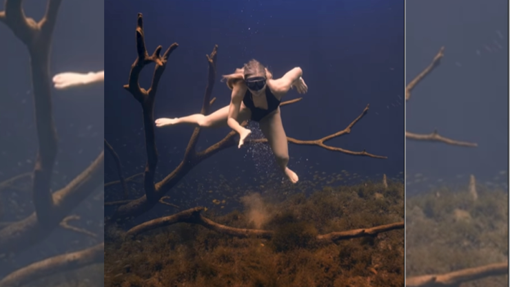 La atleta olimpica Jutta Leedam disfruta de unas vacaciones en Tulum