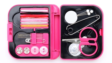 Moneda plateada kit de costura