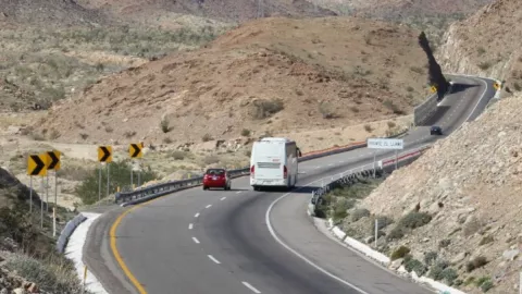 VIDEO Influencer fue testigo de accidente en la Rumorosa