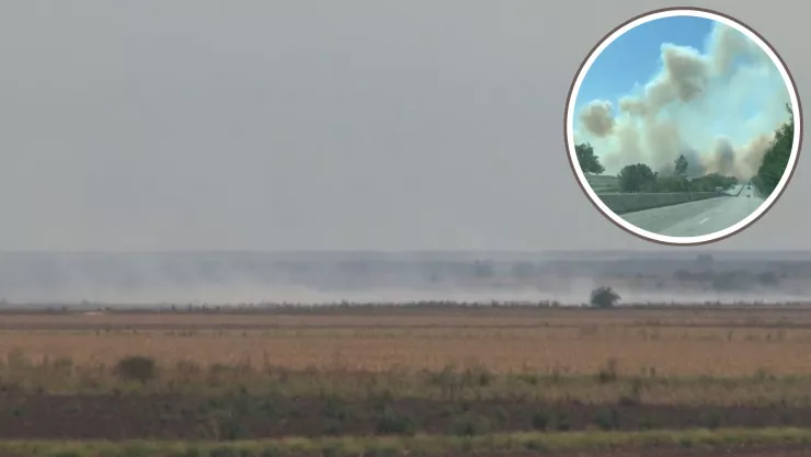 Quema de soca en Sinaloa