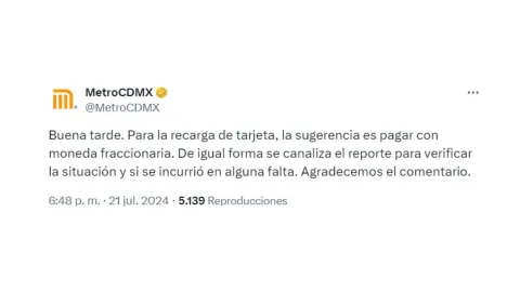 Metro CDMX responde por taquillera, ¿qué dijo?