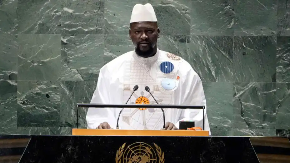 Mamadi Doumbouya, presidente de Guinea.