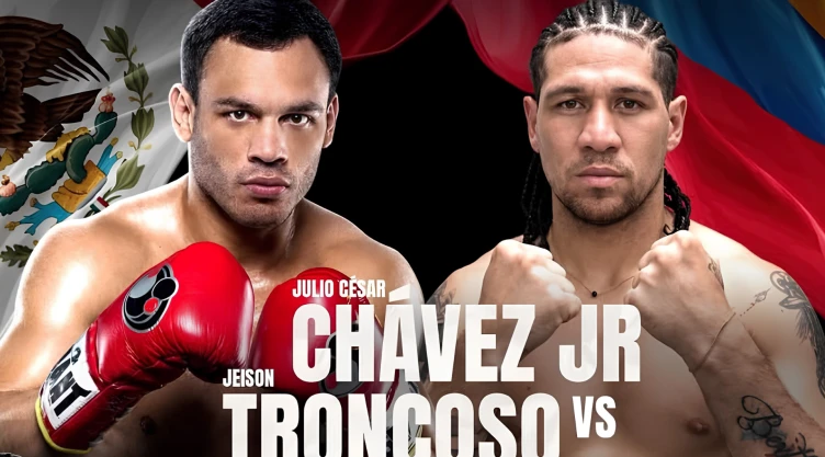 Julio César Chávez Jr. vs Jeison Troncoso en vivo online