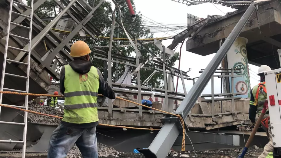 Remoción de escombros metro