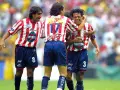 América 2-3 Chivas, Verano 2002. Joel “Tiburón” Sánchez selló la remontada rojiblanca sobre el América de Zamorano