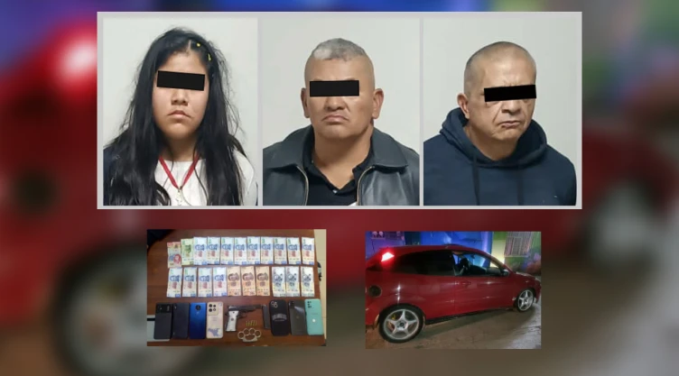 Tres personas ingresaron y amarraron a una familia en Chimalhuacán.