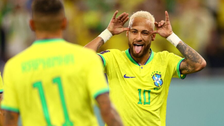 Polémico video de Casemiro poniéndole algo a Neymar en su nariz