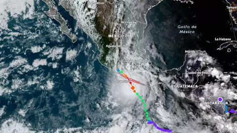 EN VIVO trayectoria del huracán Otis; ya es categoría 3