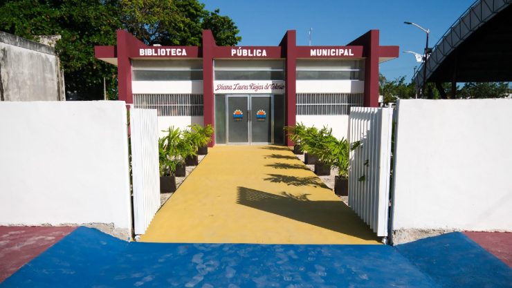 Chetumal_ Rehabilitan parque, domo, cancha y biblioteca en la colonia Santa María.jpg