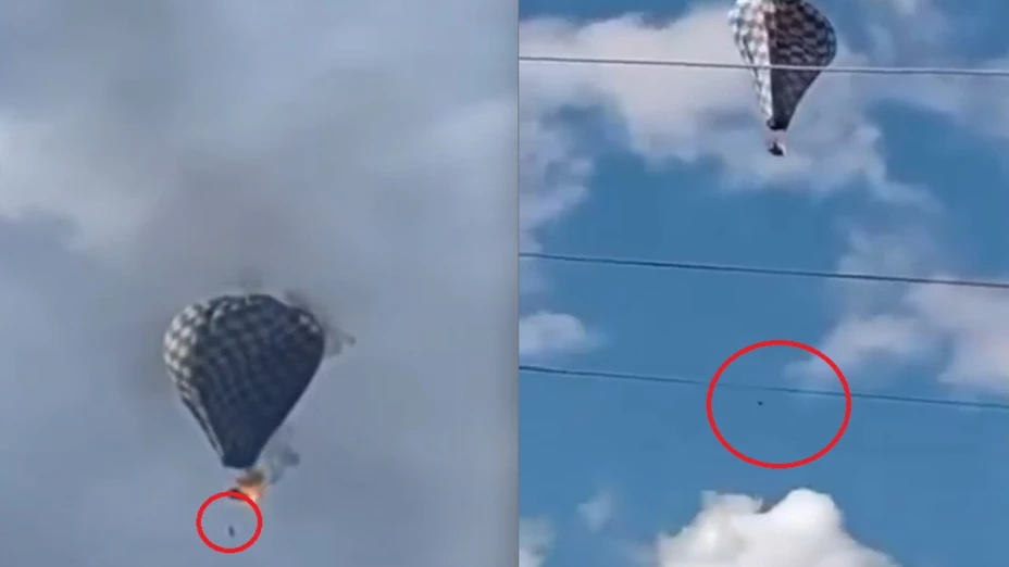 incendio globo aerostático zacatecas muerto video