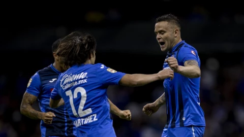 Cabecita Rodr&iacute;guez con Cruz Azul