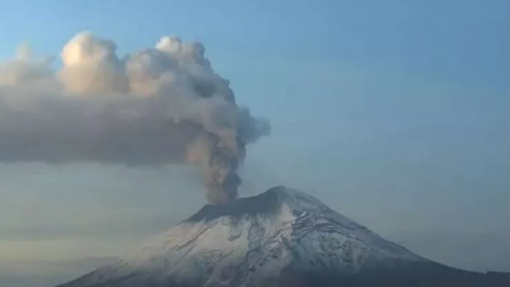 Volcán Popocatépetl en Puebla