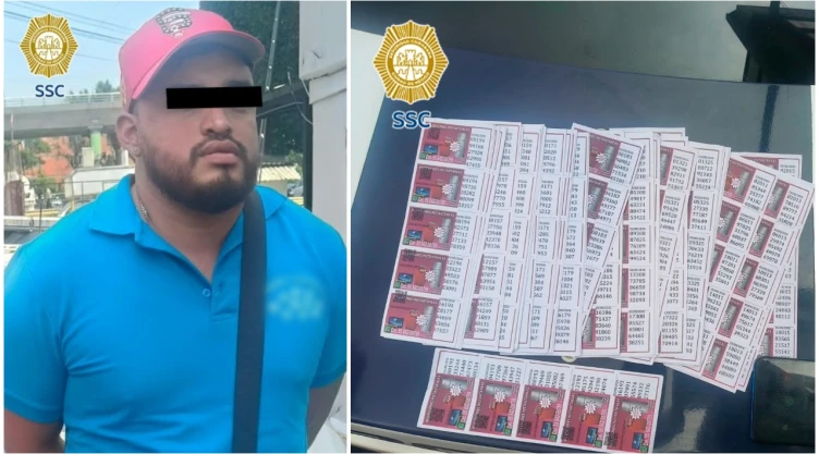 Boletos falsos para una supuesta rifa en CDMX son decomisados.