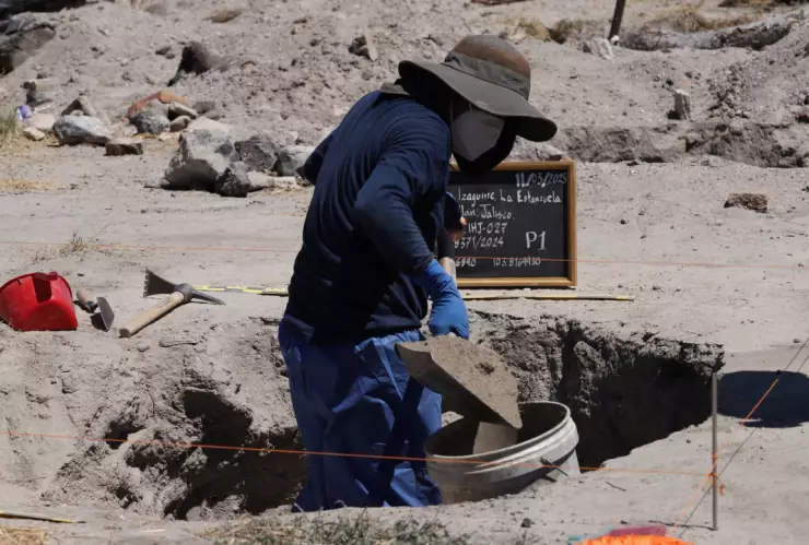 Fachada de la entrada del Rancho Izaguirre en Teuchitlán, Jalisco
