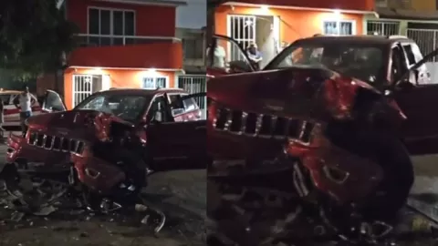 Choque en Río Medio Veracruz