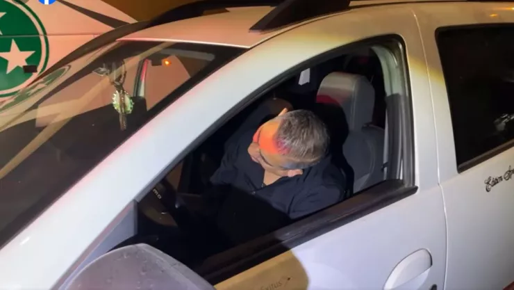 Detienen a conductor ebrio que se quedó dormido a unos metros del Alcoholímetro