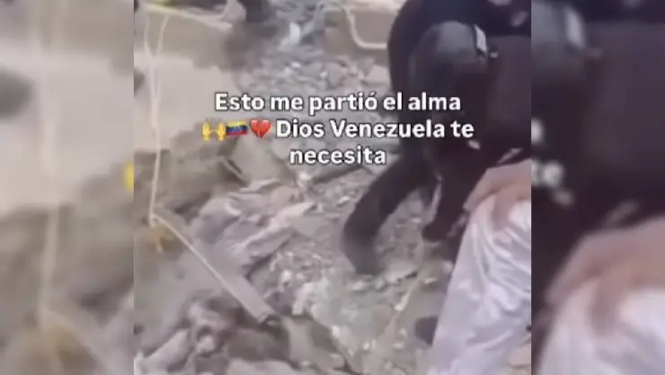 ¡ABRAZADOS! Así hallaron a FAMILIA que murió APLASTADA por terremoto en Venezuela