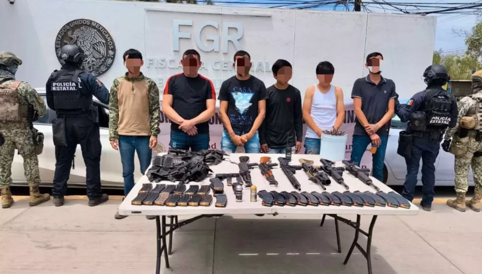 Enfrentamiento en San Pedro, Navolato: Detienen a seis y aseguran armas de grueso calibre y vehículos