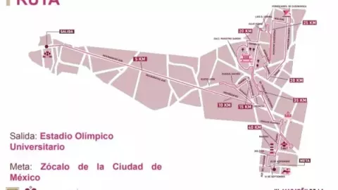Maratón CDMX: ¿Cuál es la ruta?