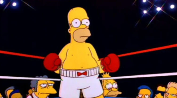 Homero apareció en Los Simpson realizando varios deportes a lo largo de la serie