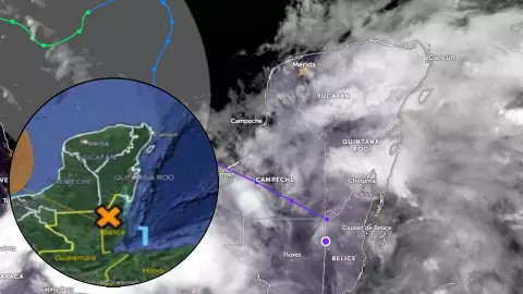 ¡ACTUALIZACIÓN! Zona de baja presión al sur de la Península de Yucatán aumenta su desarrollo ciclónico: Conagua