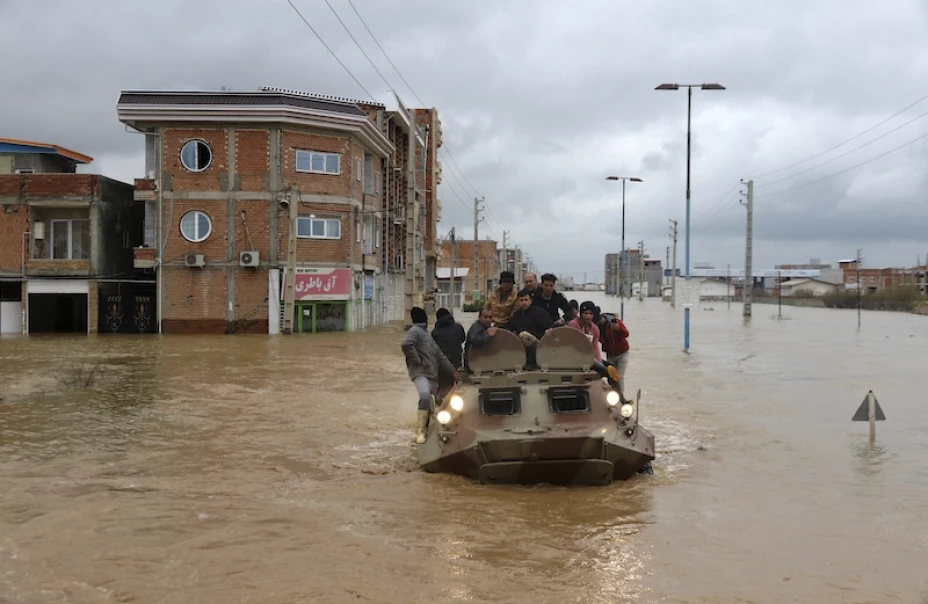 Irán inundaciones