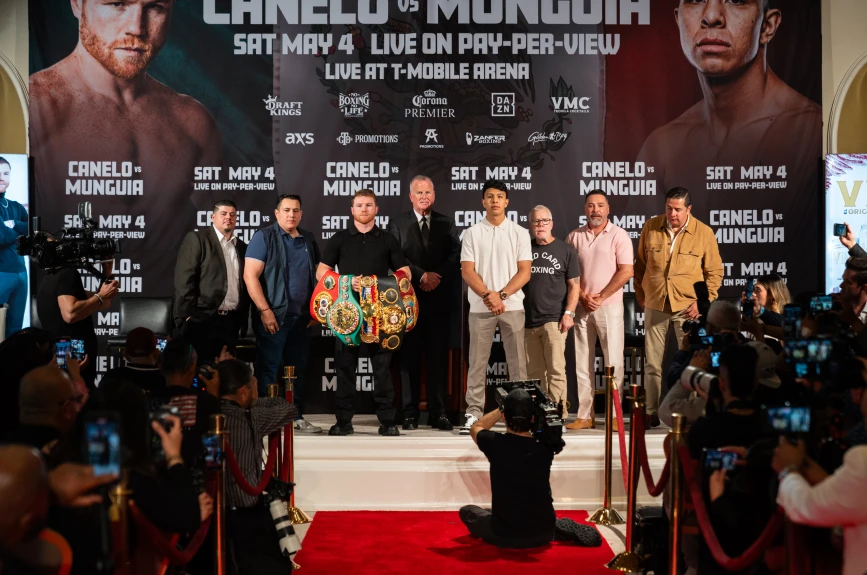 Conferencia de prensa oficial Canelo Álvarez vs Jaime Munguía